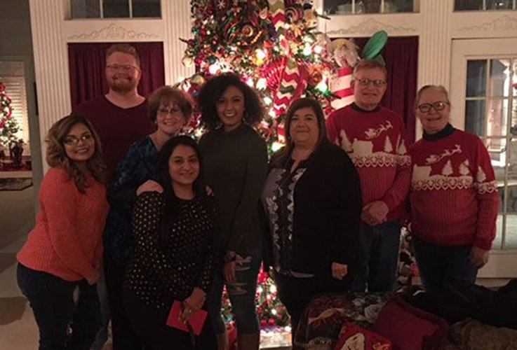 Boyles General Dentistry team in holiday sweaters